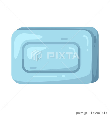 Illustration of soap bar Illustration of soap bar 135981613