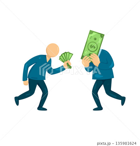Illustration of Corruption Illustration of Corruption 135981624
