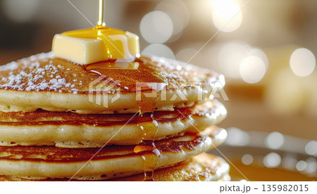 《AI画像》美味しそうなパンケーキ 135982015