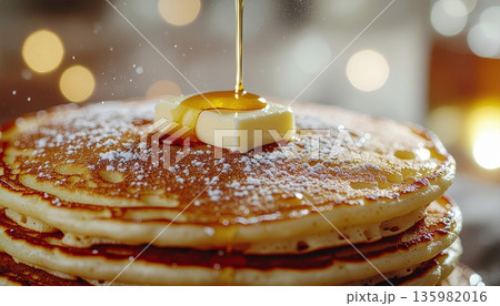 《AI画像》美味しそうなパンケーキ 135982016
