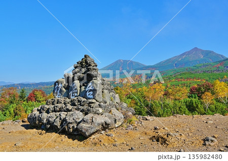 十勝岳望岳台の絶景 十勝岳望岳台の絶景 135982480