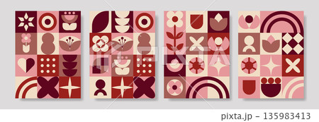 Women Day March Geometric Poster Collection Women Day March Geometric Poster Collection 135983413