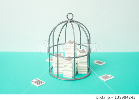 Documents and paperwork in a cage. End bureaucracy. Access to corporate data. Workflow. Trapped information metaphor, restricted transparency and the push toward digital workflows Documents and paperwork in a cage. End bureaucracy. Access to corporate data. Workflow. Trapped information metaphor, restricted transparency and the push toward digital workflows 135984243