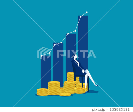 Investment. Showing continuous growth Investment. Showing continuous growth 135985151