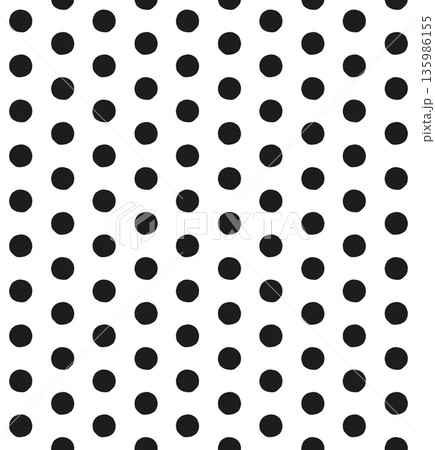 Vector seamless pattern of hand drawn circles 135986155