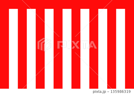 紅白幕の背景。日本のお祝いの式典用。 135986319