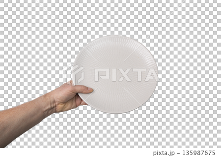 an empty plate 135987675