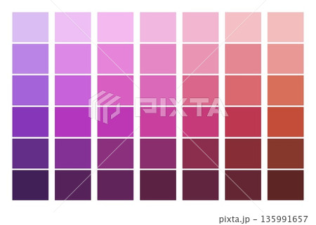 紫系色見本帳 紫系色見本帳 135991657