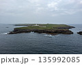 Aerial view of St. John's Point Lighthosue, County Donegal, Ireland 135992085