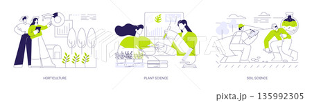 Agriculture studies isolated cartoon vector illustrations se Agriculture studies isolated cartoon vector illustrations se 135992305