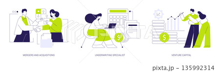 Investment banking isolated cartoon vector illustrations se Investment banking isolated cartoon vector illustrations se 135992314