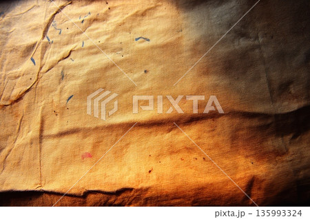 Warm Sand Texture with Hints of Sunscreen Smudges on Natural Toned Surface 135993324