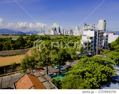 A small town in Asia. 135994256