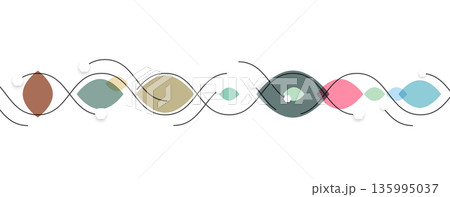 Futuristic science wallpaper, DNA strands, connected neural web Futuristic science wallpaper, DNA strands, connected neural web 135995037