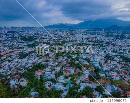 A coastal town. 135996073