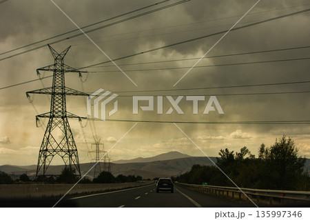 Metal structures along the roads, August 2025 135997346