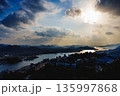 《尾道》尾道水道 パノラマ風景 135997868