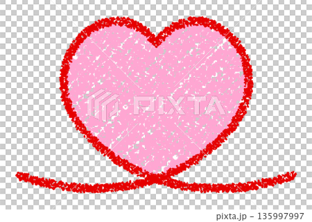 用蠟筆畫的心 135997997