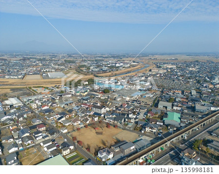 都城市空撮 都城市空撮 135998181