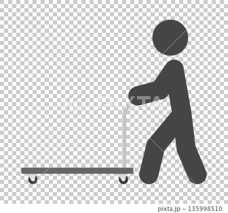 person pushing a cart 135998510