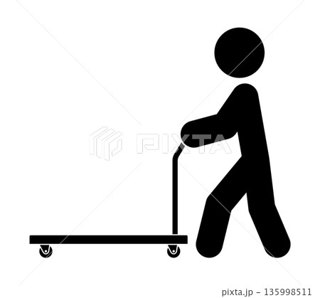 台車を押す人 135998511