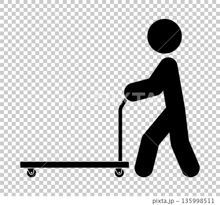 台車を押す人 135998511