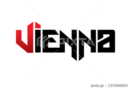Vienna typography design vector, for t-shirt, poster and other uses Vienna typography design vector, for t-shirt, poster and other uses 135998803