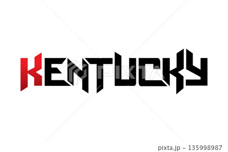 Kentucky typography design vector, for t-shirt, poster and other uses Kentucky typography design vector, for t-shirt, poster and other uses 135998987