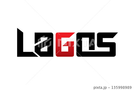 Lagos typography design vector, for t-shirt, poster and other uses 135998989
