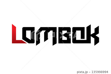 Lombok typography design vector, for t-shirt, poster and other uses Lombok typography design vector, for t-shirt, poster and other uses 135998994