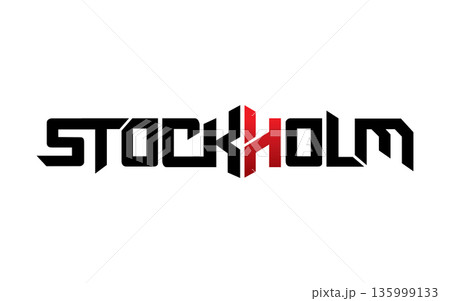 Stockholm typography design vector, for t-shirt, poster and other uses Stockholm typography design vector, for t-shirt, poster and other uses 135999133