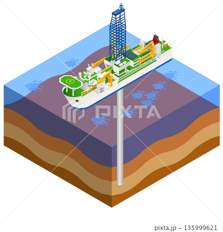 地球深部探査船ちきゅう 地球深部探査船ちきゅう 135999621