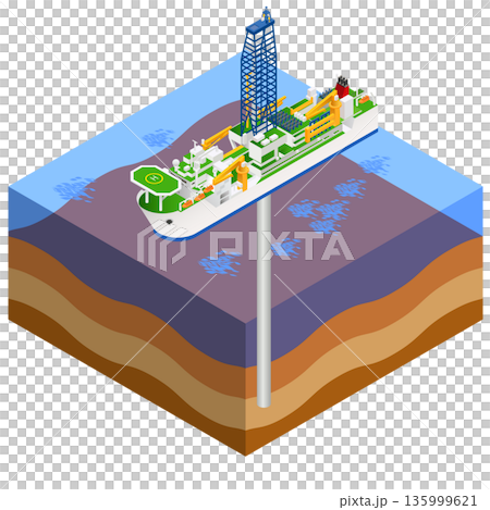 Deep Earth Exploration Vessels CHIKYO 135999621