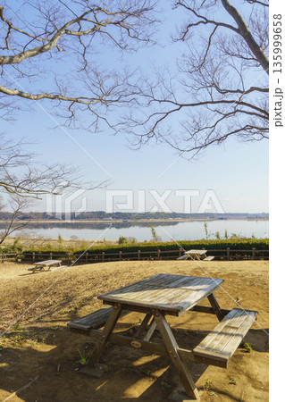 【千葉県】千葉県立印旛沼公園と印旛沼(西印旛沼) 135999658