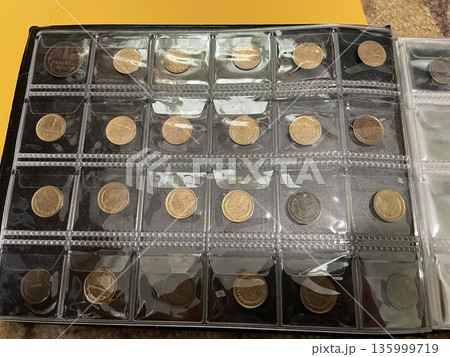 Old vintage coin collection set Old vintage coin collection set 135999719
