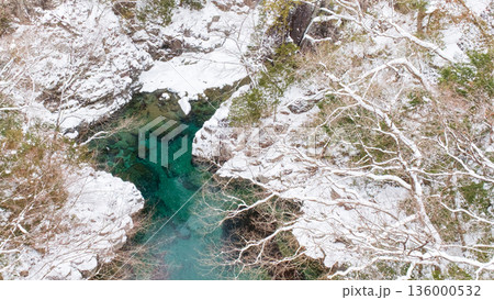 付知峡（冬） 136000532