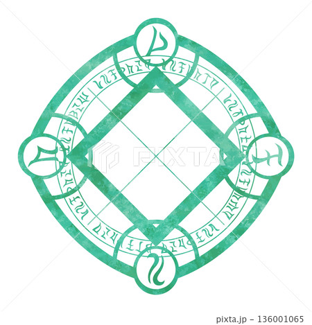 魔法陣（緑） 136001065