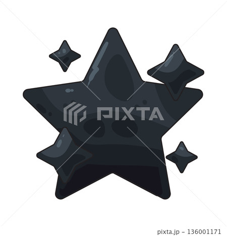 illustration of sparkle star illustration of sparkle star 136001171