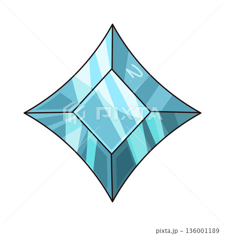 illustration of diamond star 136001189