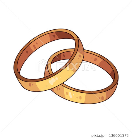 illustration of wedding ring illustration of wedding ring 136001573
