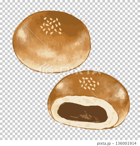 Anpan illustration 136001914