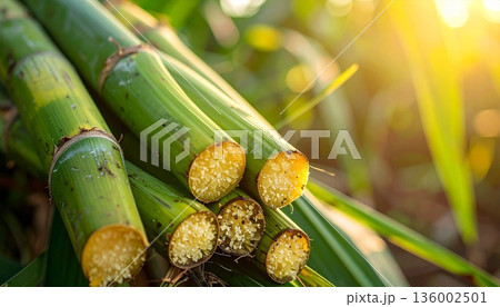 瑞々しいサトウキビ3 瑞々しいサトウキビ3 136002501