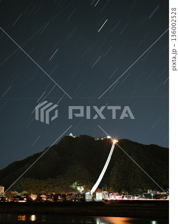 冬の岐阜の星景写真 136002528