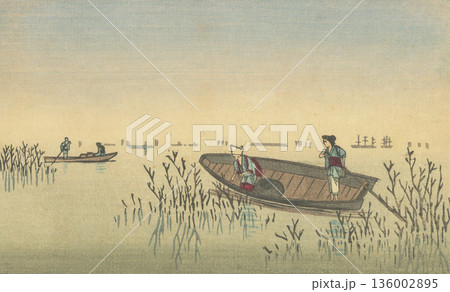 明治時代の東京:井上安治(1864-1889)「大森海」 明治時代の東京:井上安治(1864-1889)「大森海」 136002895