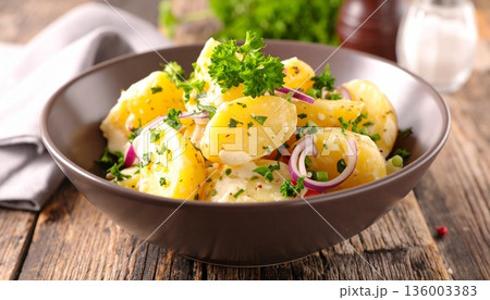 ハーブ香る素朴なポテトサラダ4 136003383