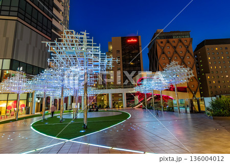 東京 渋谷区 渋谷サクラステージの夜景(にぎわいSTAGE) 東京 渋谷区 渋谷サクラステージの夜景(にぎわいSTAGE) 136004012