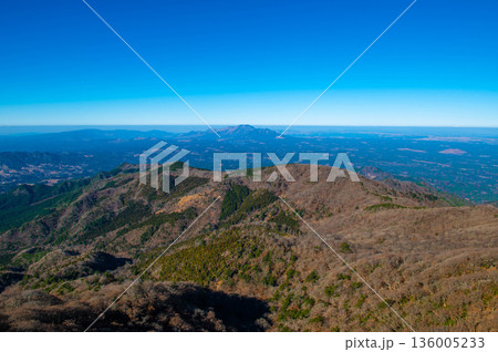 祖母山の登山道からの眺望 祖母山の登山道からの眺望 136005233
