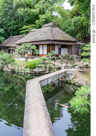 元禄文化の庭園　後楽園　廉池軒（岡山藩主池田氏による造営の大名庭園）日本三名園 136005363