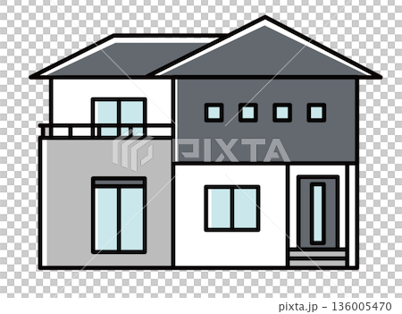 兩層獨立式住宅①_全彩 兩層獨立式住宅①_全彩 136005470