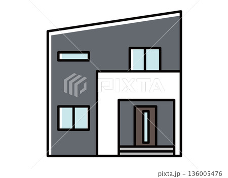 戸建住宅2階建て③_カラー 136005476
